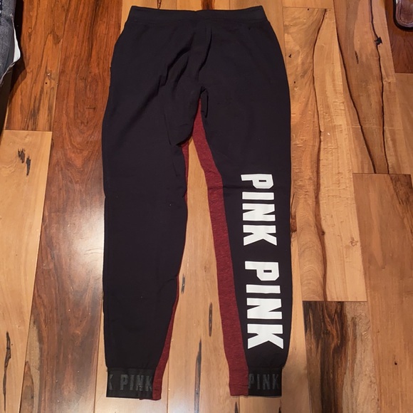 PINK Victoria's Secret Pants - LIKE NEW- VICTORIAS SECRET PINK LOGO JOGGER SWEATPANTS- WOMENS XS